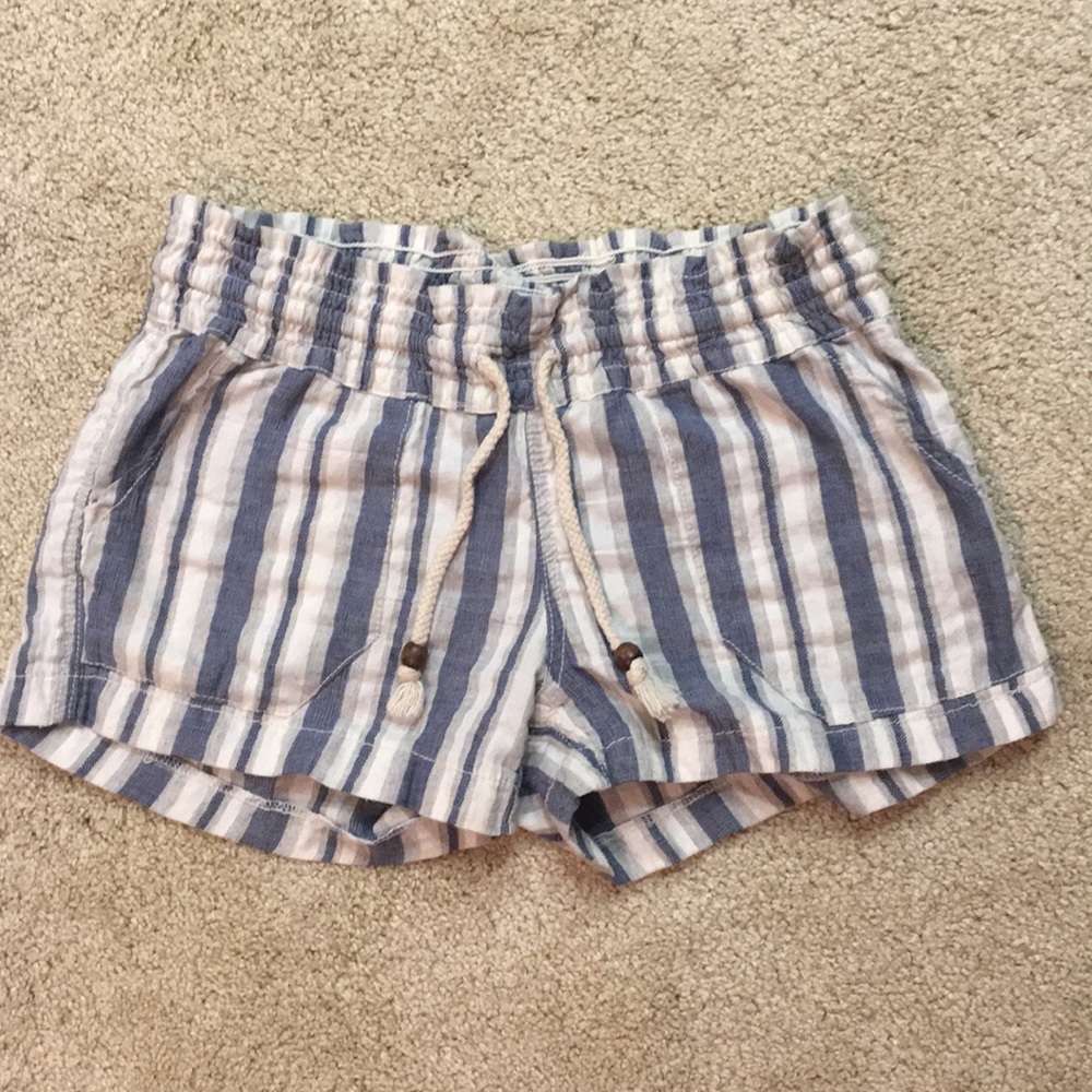 Blue Stripe Beach Shorts